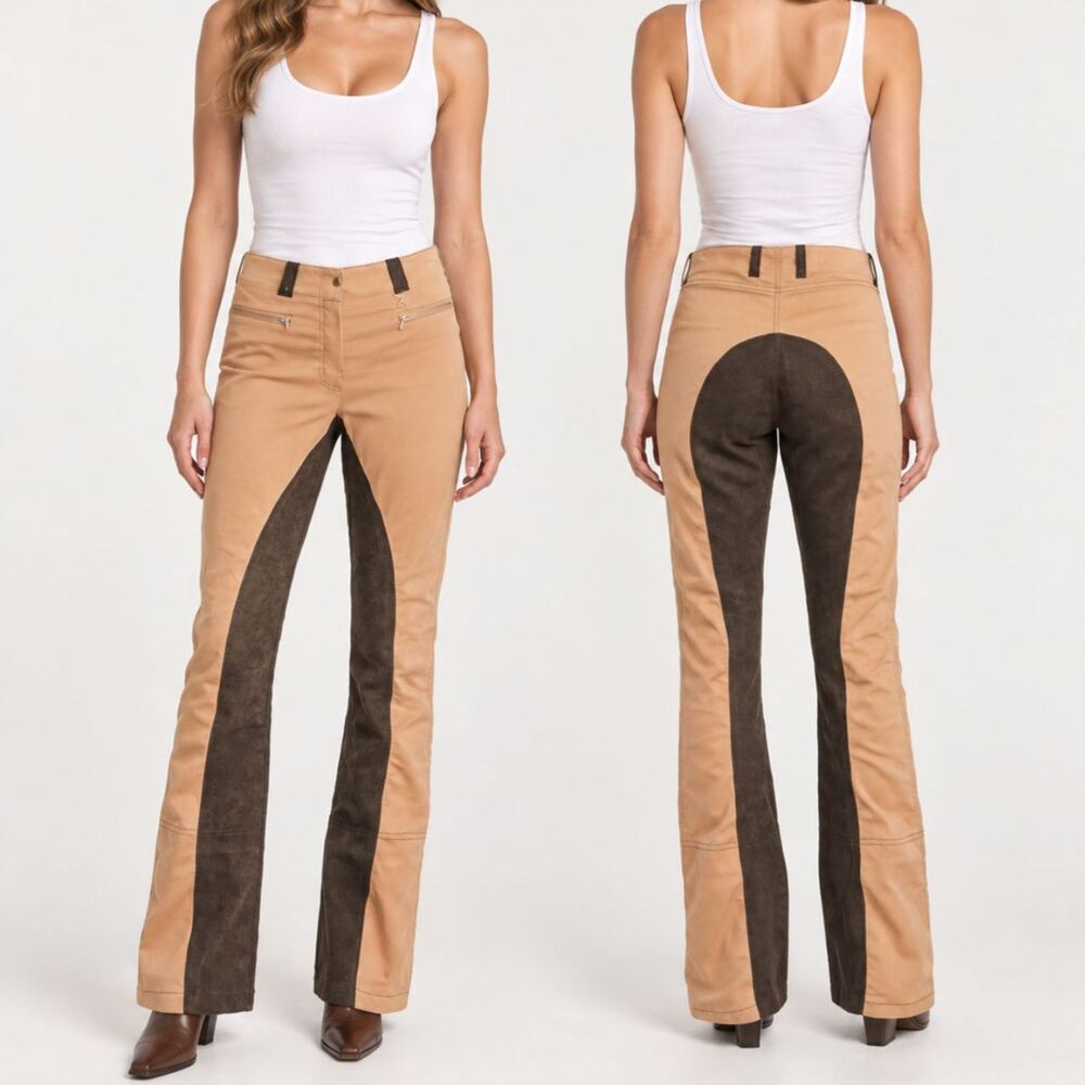 Vintage Western Boot Cut Pants Size Small